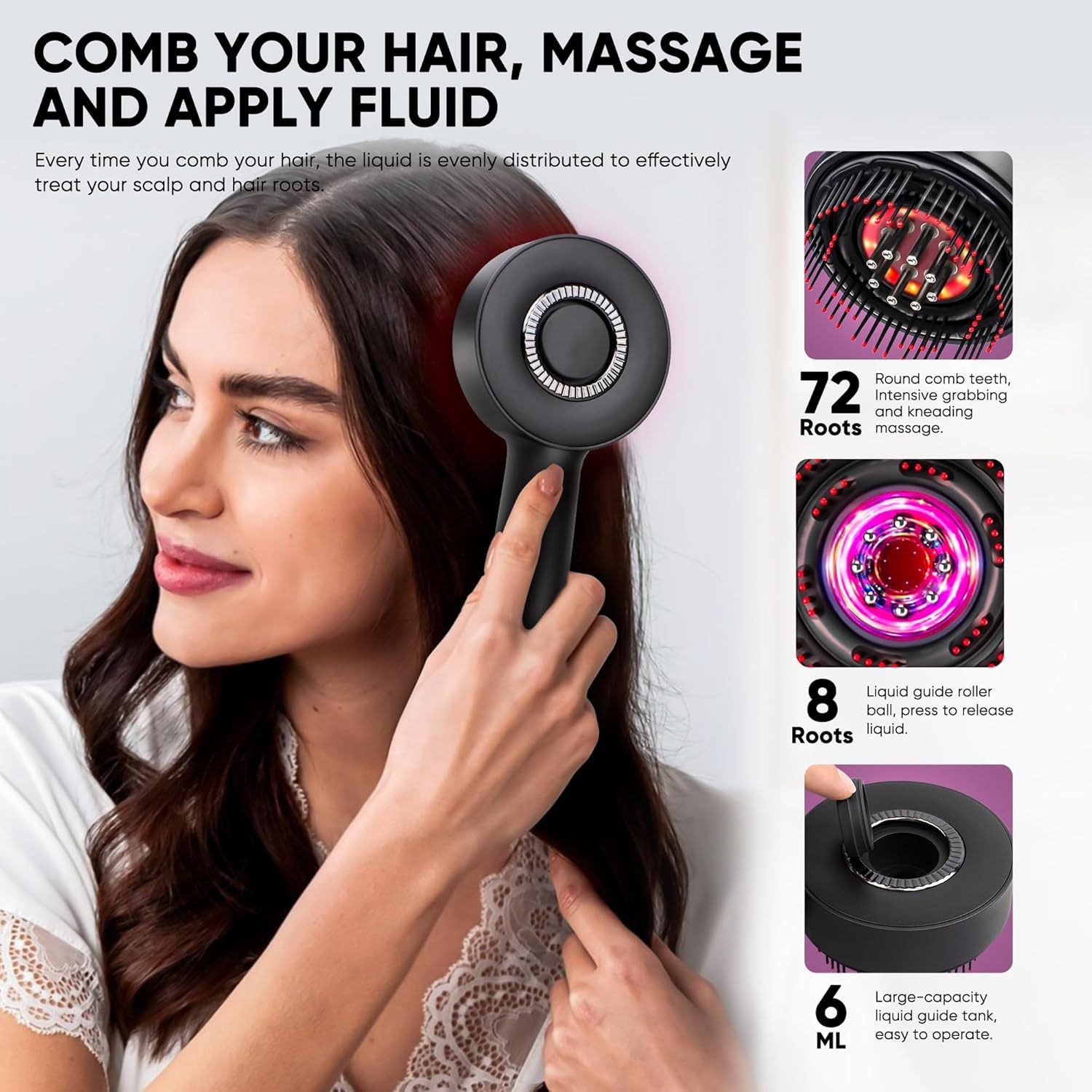 Hair comb with scalp massage function Femiva