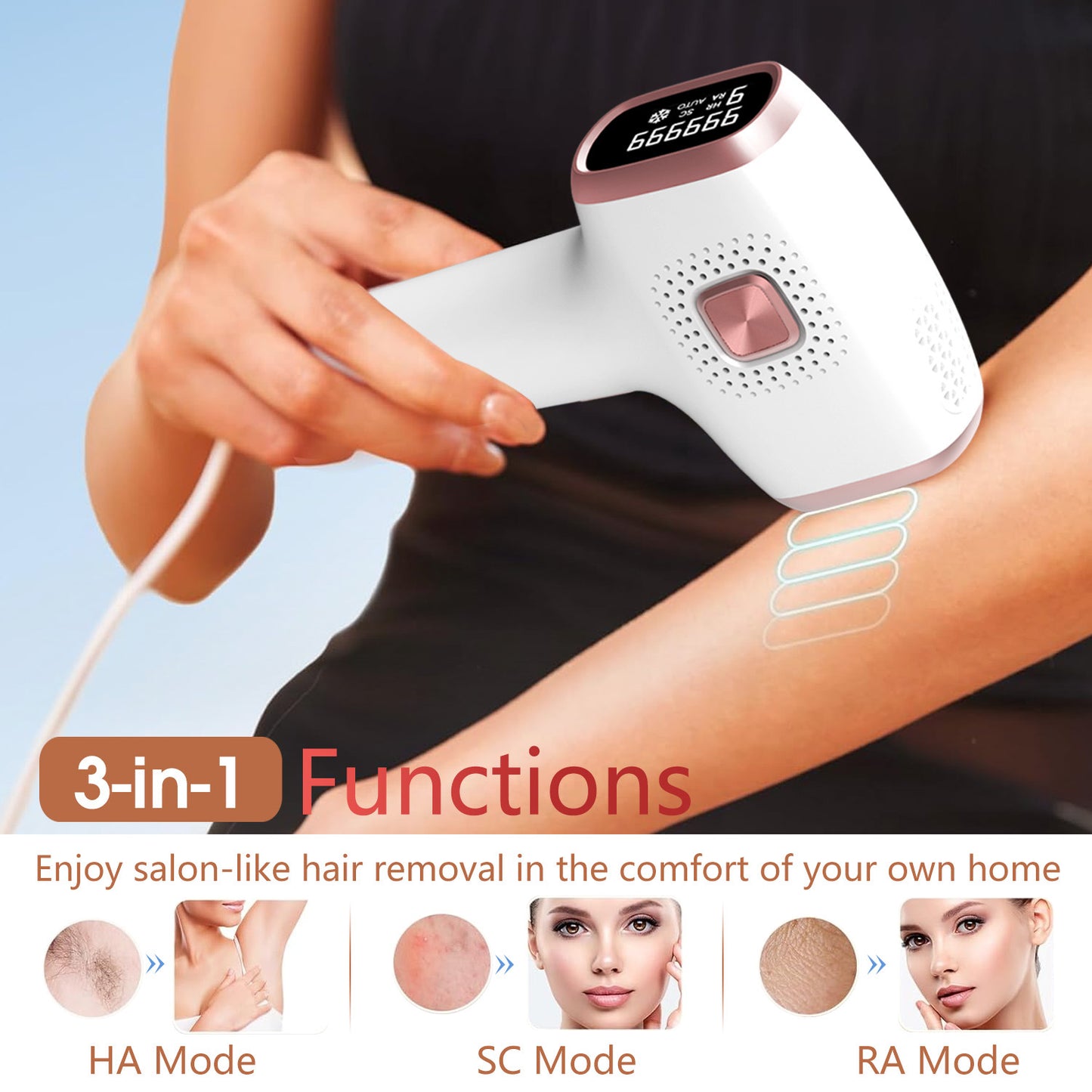 IPL Hair Removal Device with Ice Cooling Femiva