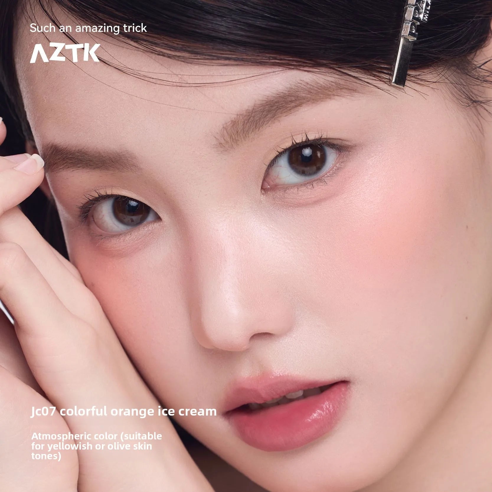 AZTK Liquid Blush Highlighter Contour Stick - Creamy Matte Natural Flush,Face Sculpting & Lifting Effect,Long Lasting Cheek Tint Femiva