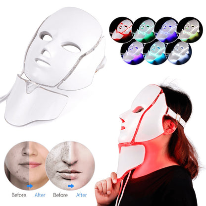 LED Photon Skin Rejuvenation Facial Mask with 7 Color Light Therapy Femiva