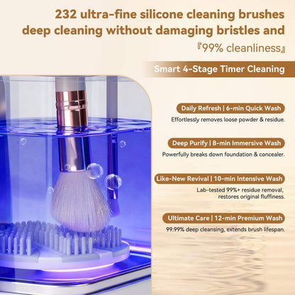 Professional 5-in-1 Electric Makeup Brush Cleaner Femiva