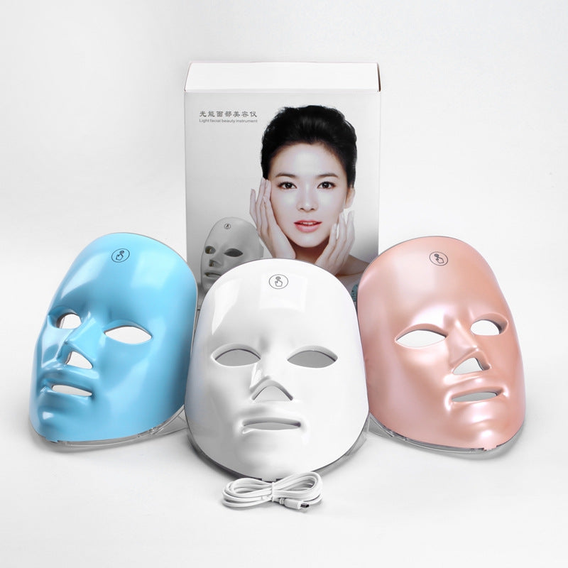 LED Photon Skin Rejuvenation Facial Mask with 7 Color Light Therapy Femiva