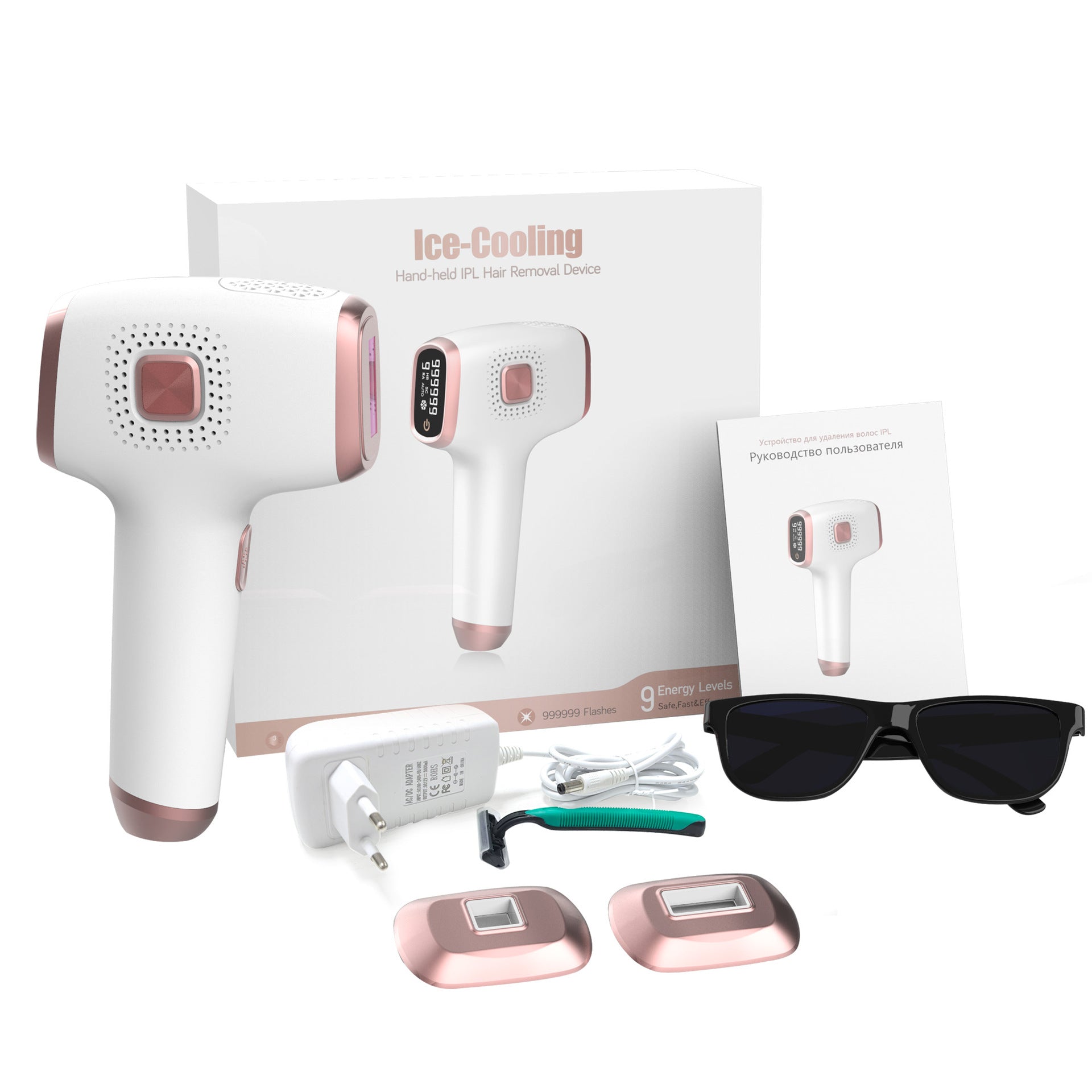 IPL Hair Removal Device with Ice Cooling Femiva